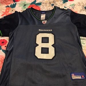 Seahawks Old School Reebok NFL Hasselbeck Jersey